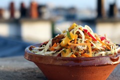 chicken mango cole slaw salad