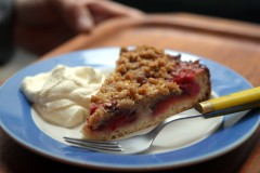 plum tart yeasted