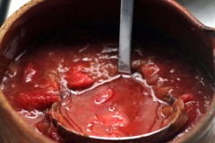 strawberry rhubarb compote