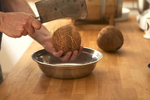 How to Prepare Fresh Coconut - David Lebovitz