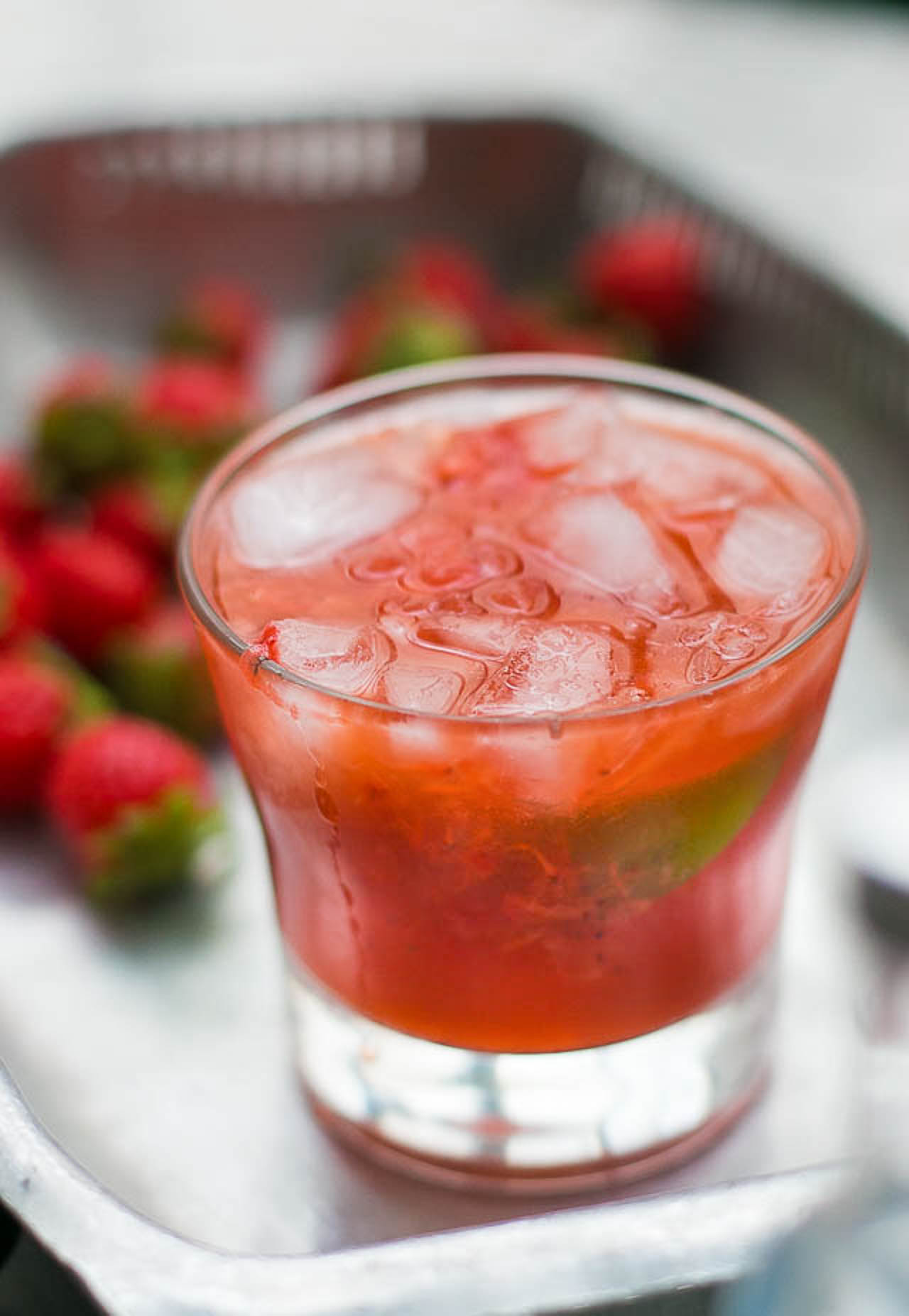 Strawberry Cooler Cocktail recipe