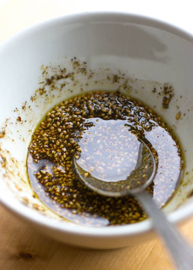 Man'oushe: Za'atar Flatbread - David Lebovitz